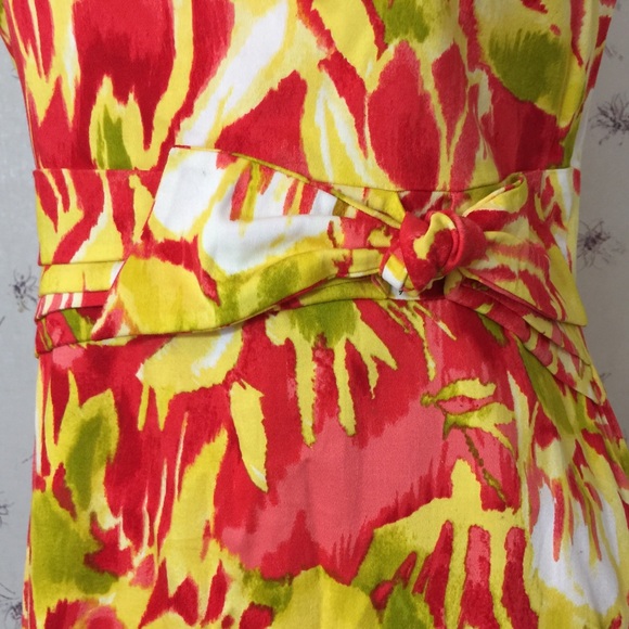 💥Tropical Print  Ralph Lauren Sheath Dress💥Sz 10 - Picture 3 of 7